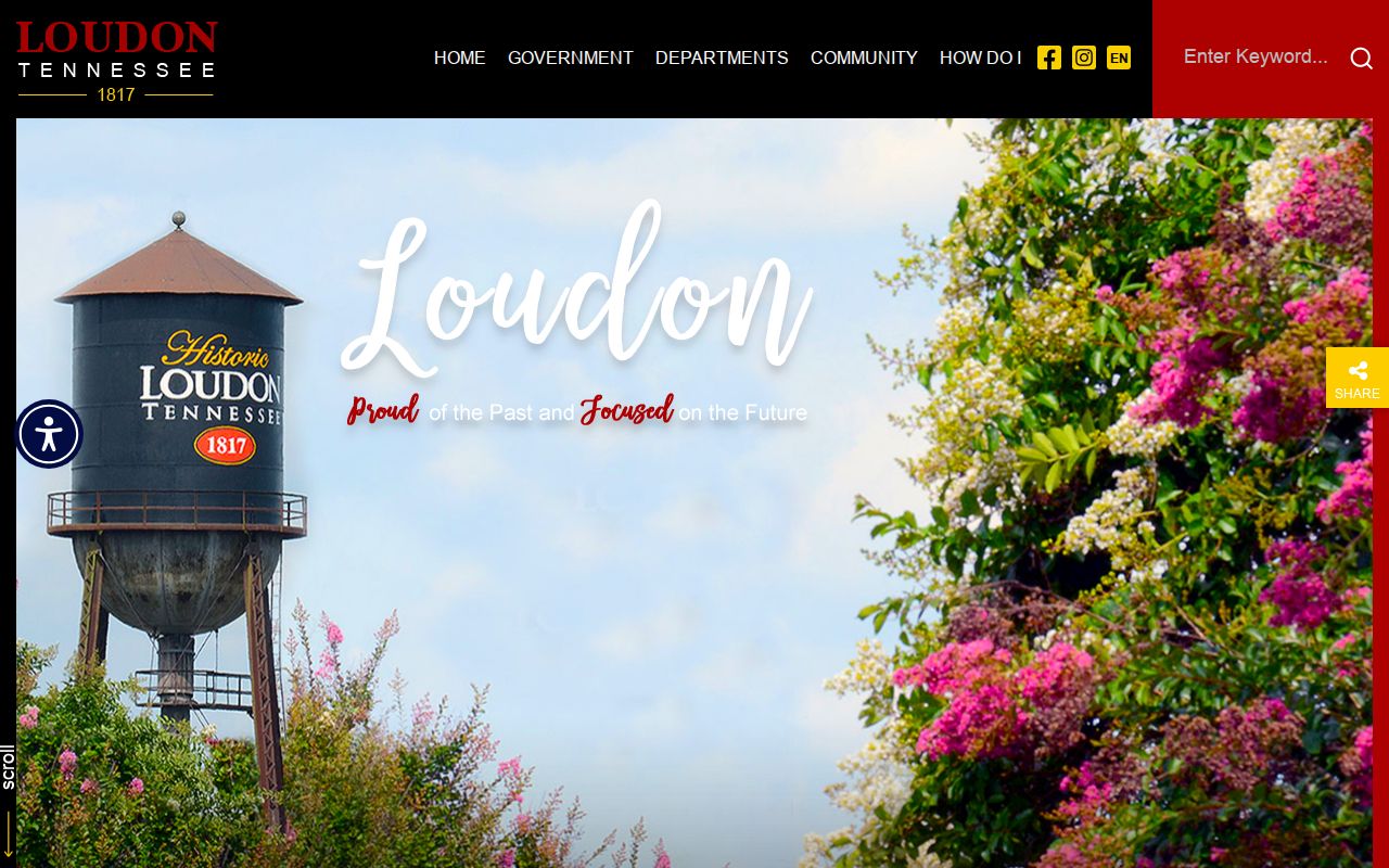 City of Loudon Municipal Building official website image