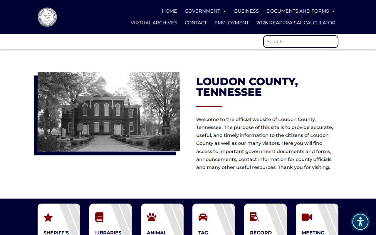 Loudon County criminal records government gateway